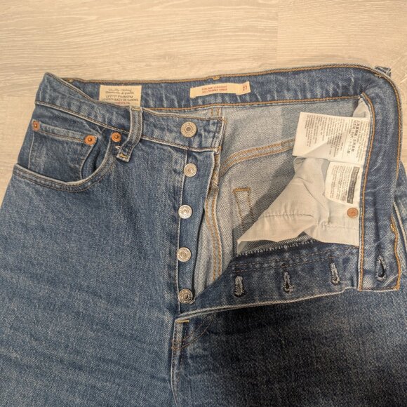 Levi's High Waist Ribcage Straight Jeans - Picture 5 of 13
